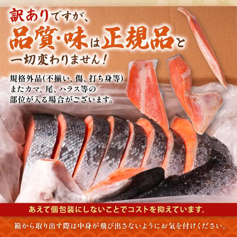 訳あり 厚切り 銀鮭 1.5kg 鮭