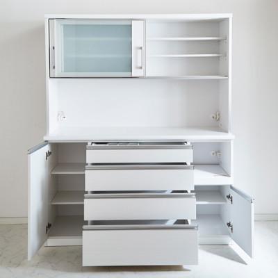 ふるさと納税 大川市 カプリス 幅約150cm 食器棚キッチンボード ホワイト・キングウッド・ブラックの3色対応 |  | 03