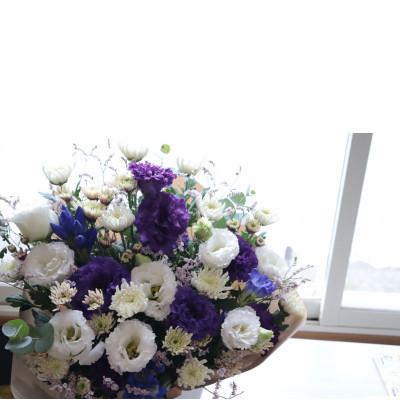 ふるさと納税 筑西市 【毎月定期便】仏花アレンジメント/Mサイズ〜花瓶不要!届いてそのまま飾れます全12回 |  | 02