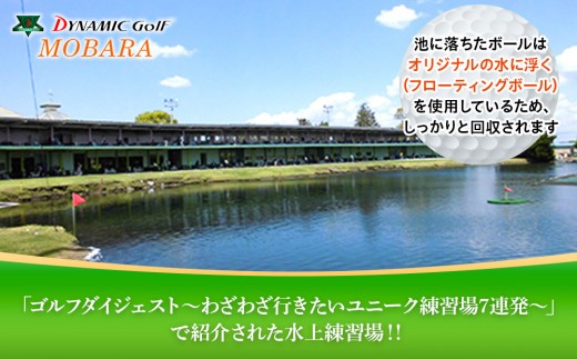 
R00-001 ダイナミックゴルフ 練習場利用券（100球分）
