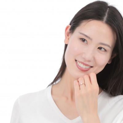 ふるさと納税 大月市 クローバーダイヤモンドリング　0.15CT　R3989DI-R#10 |  | 03