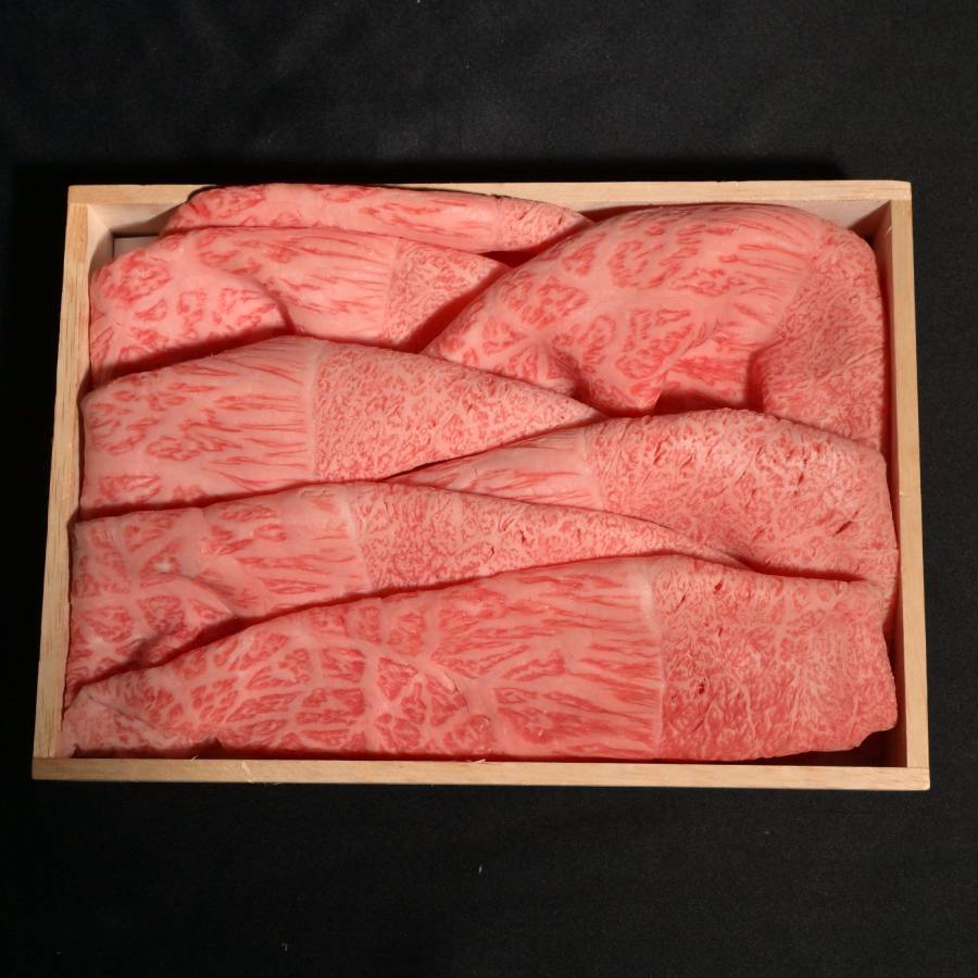 ＜帝神志方ミート＞A５ランク「神戸牛」赤身すき焼き用（もも・かた）各200g（計400g）