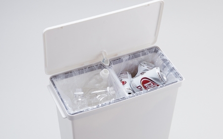 オルア25スリム タテ型 分別ペダル ペール LBD-13 ／ ゴミ箱 ダストボックス キャスター付き オシャレ 日本製 ライクイット like-it【like004】