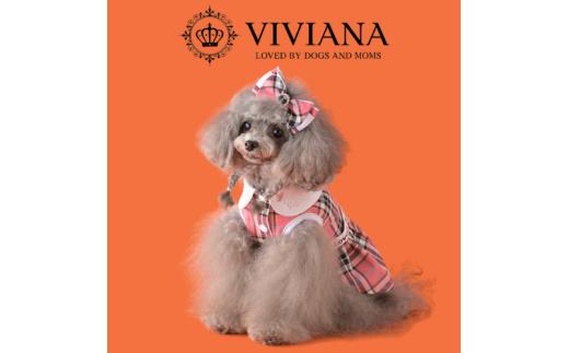 ドッグウェア「VIVIANA」チェックワンピース（Pink）