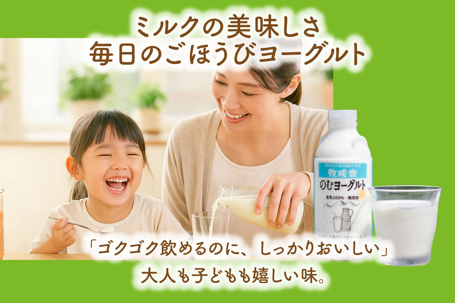 【定期3か月便】牧成舎のむヨーグルト750ml×3本セット｜ヨーグルト 乳製品 デザート 朝食 食生活 牧成舎DF260
