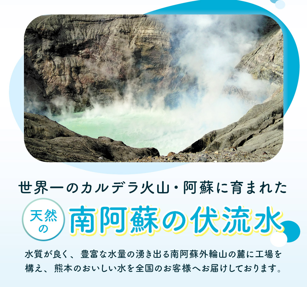 【3カ月定期便】熊本のおいしいお水 阿蘇山天然水 500ml 2ケース×3回(計144本入) CA008