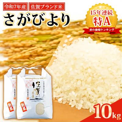 ふるさと納税 小城市 R7年産 佐賀ブランド米 さがびより10kg