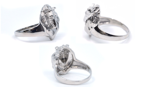 純プラチナ製(Pt999) 『シェルティ』リング ALPER016