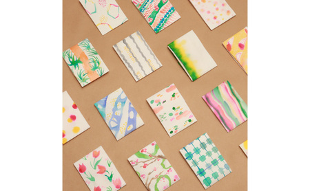 体験 【染色キット】 みやこ染 和紙の手染めキット(深みのある5色) キット 染色 染物 セット 和紙 小津和紙 コラボ 説明書付き 液体染料 オリジナル にじみ染め グラデーション 手描き染め ポチ