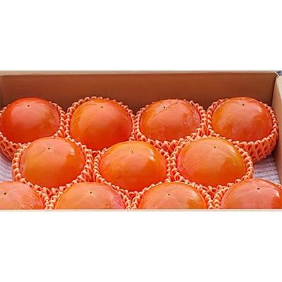 ふるさと納税 朝倉市 朝倉杷木志波の富有柿　3kg(2Lサイズ　10〜12個入)
