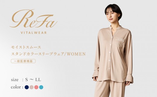 
                  リファ バイタルテック モイストスムース スタンドカラースリープウェア/WOMEN
                