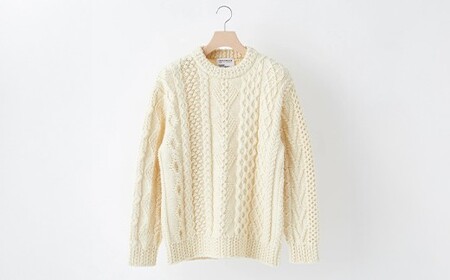 ≪先行予約≫【THISISASWEATER.】A2 : A SWEATER IS LOVE. -WHITE ホワイト セーター 服 洋服 ユニセックス メンズ レディース ブランド 数量限定 山形県 山辺町 サイズ2 yt-slxxw2