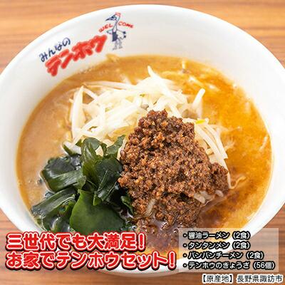 ふるさと納税 諏訪市 三世代でも大満足!お家でテンホウセット!