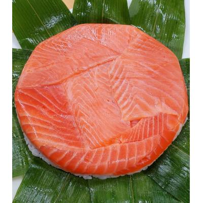 ふるさと納税 魚津市 【冷凍】魚卸問屋の「鱒寿司」(厚切り)1段×2個