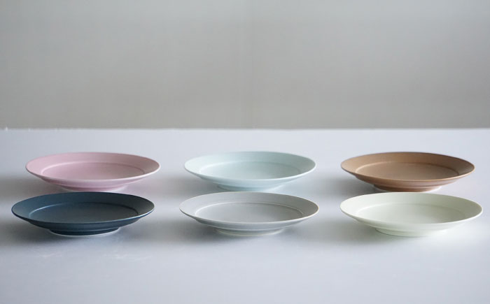 【波佐見焼】DAILY MAT シリーズ リム 小皿 6枚セット【永峰製磁】【eiho】 [RA46]