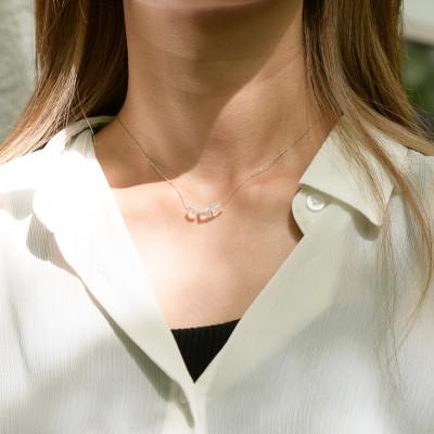 ふるさと納税 木曽町 【木曽発】アップサイクルガラス アクセサリー cube-matsunomi ネックレス |  | 01