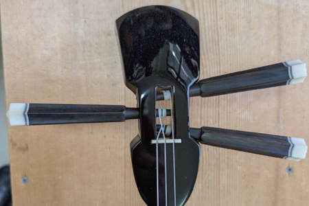 ★選べるレジンバチ★「三線工房ダイキ」南洋白木 人工張り三線セット｜三線 三線工房 沖縄 白木 セット 三線セット バチ レジンバチ 沖縄県 豊見城市(CU005)