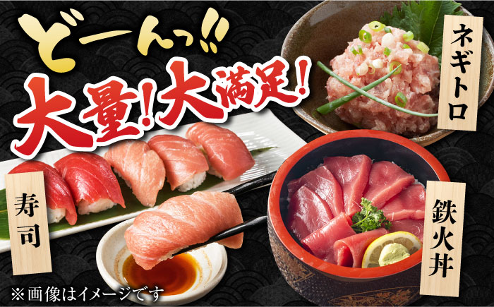 【全6回定期便】本マグロ (養殖) ブロック 詰合せ 計6kg (1kg×6回) 刺身【奥浦海鮮直売所】 [PCL010]