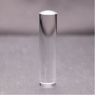 【ふるさと納税】そらのハンコ工房 宝石印鑑 水晶(13.5×60mm)【配送不可地域：離島】【1295829】