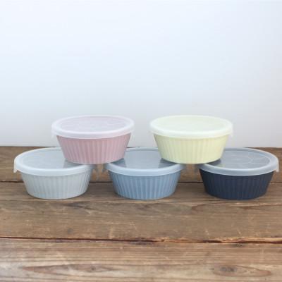 ふるさと納税 多治見市 【美濃焼・軽量食器】レンジパックボウル Sサイズ 5色セット【井澤コーポレーション】 |  | 01