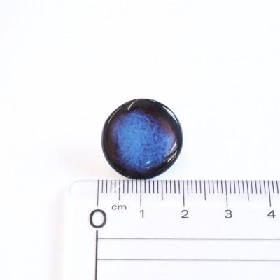 ふるさと納税 瑞浪市 【美濃焼】青錆むらタイルイヤリング(直径20mm) |  | 03