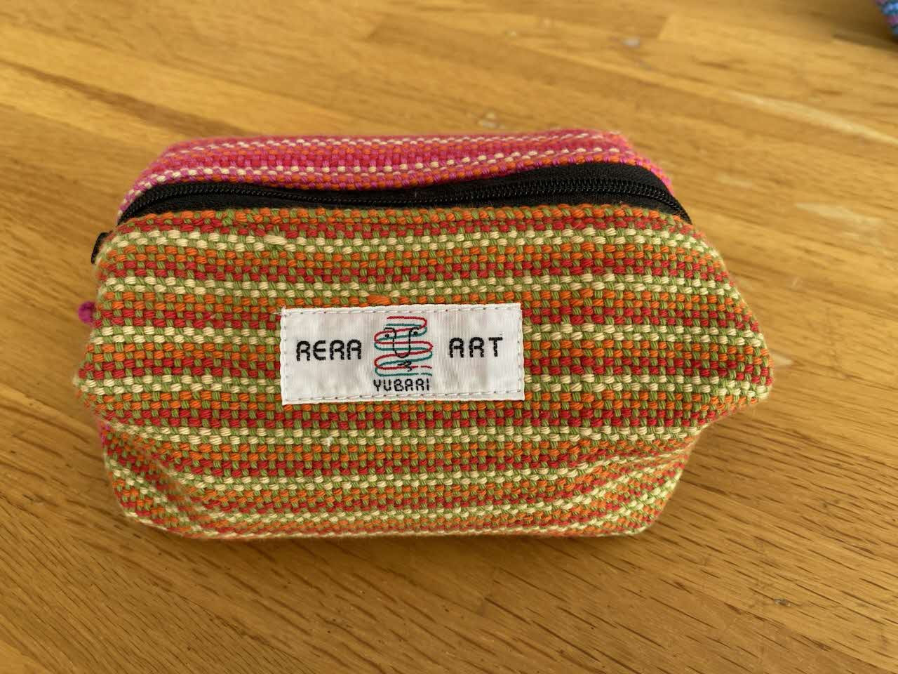 さをり織りポーチ