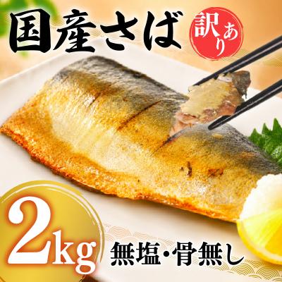 ふるさと納税 下関市 【7営業日以内発送】訳あり さばフィーレ 無塩 骨取り 2kg NV003