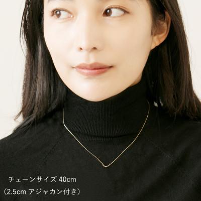 ふるさと納税 大津市 【10金 ダイヤモンドネックレス】華奢で可愛い 毎日を輝かせる 大大人気 カーブデザイン レディース |  | 01