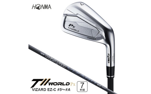 SHG0092　本間ゴルフ T//WORLD Px EZ-C IRON #5～#A 7本組 ゴルフクラブ アイアン  ツアーワールド
