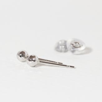 プラチナ　3ｍｍ　ミラーボールピアス