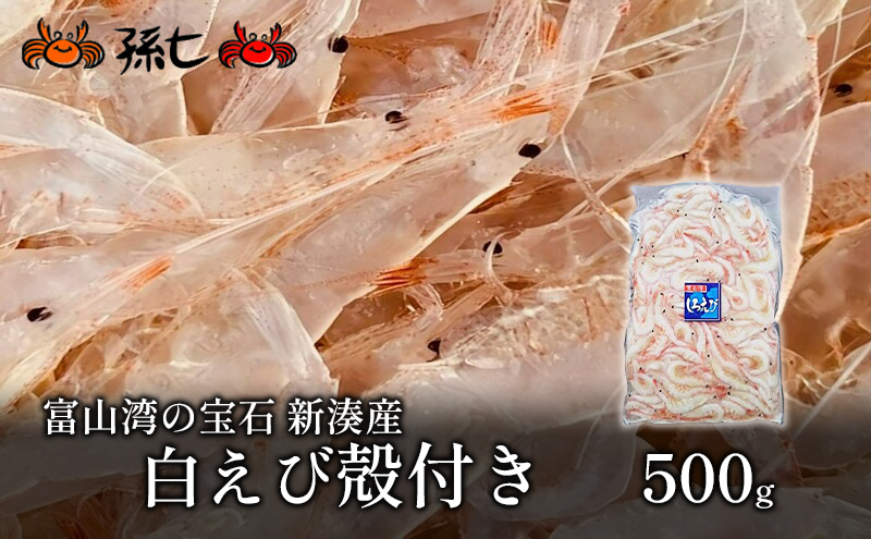 【数量限定】白えび殻付き500g