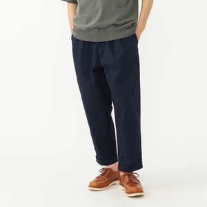 BEAMS PLUS 2プリーツ ツイル パンツ　NAVY　S
