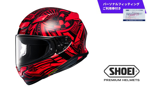 SHOEI ヘルメット【2025年1月8日より寄附額改定】  「Z-8 BEAUT TC-1 (RED/WHITE)」 XLサイズ パーソナルフィッティングご利用券付 バイク フルフェイス ショウエイ バイク用品 ツーリング SHOEI品質 shoei スポーツ メンズ レディース