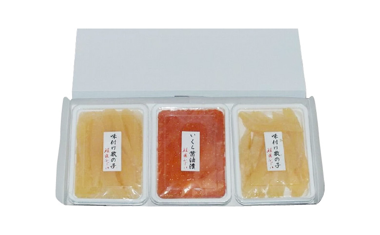 <年内配送可>＜鮭匠ふじい＞いくら120g・数の子240g A-42088