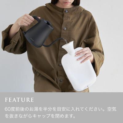 ふるさと納税 泉大津市 天然由来の抗菌加工 コットン ふわふわ 湯たんぽセット 綿毛布 【LOOM&SPOOL】グレー |  | 03