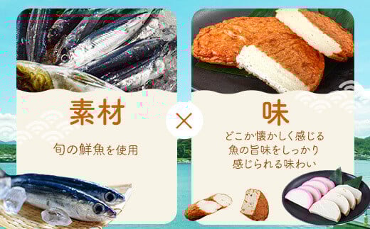 老舗の味！さつま揚げ・かまぼこセット A (3種)