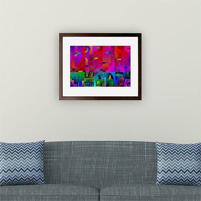 ふるさと納税 綾部市 ＼京都・綾部の癒やし系作家/【絵画】　相対時間　額装サイズ526mmx412mm |  | 02