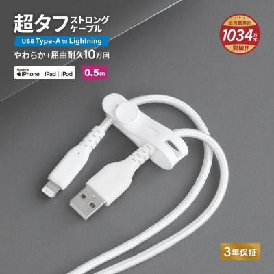ふるさと納税 海老名市 (オウルテック) 急速充電2.4Aデータ転送 TypeA to Lightningケーブル50cm