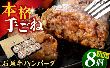 ハンバーグ 沖縄県産 石垣牛 ハンバーグセット 800g (100g×8個)  BCAZ002 肉