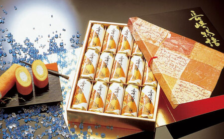 ロマンの銘菓 長崎物語 15本入×1箱 / 菓子 スイーツ バウムクーヘン 長崎 お土産 贈答 おくりもの ながさき 銘菓 名物 / 諫早市 / 菓舗唐草[AHCM011]