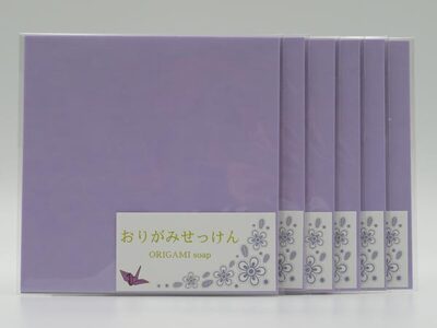 おりがみせっけん（10枚）6個セット 石鹸 せっけん ハンドソープ 携帯石鹸 折り紙 おりがみ 奈良県 奈良市 奈良 J-117