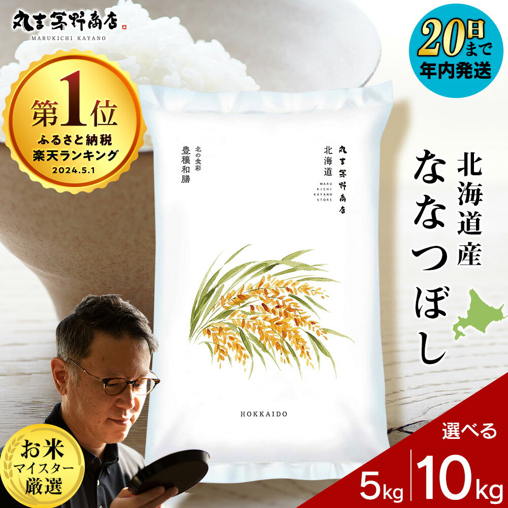 北海道産ななつぼし 選べる5kg～10kg 1袋5kg 10kgから真空パック対応米 お米 北海道産米 ななつぼし 真空パック 米 北海道米 北海道産 北海道千歳市ギフト ふるさと納税