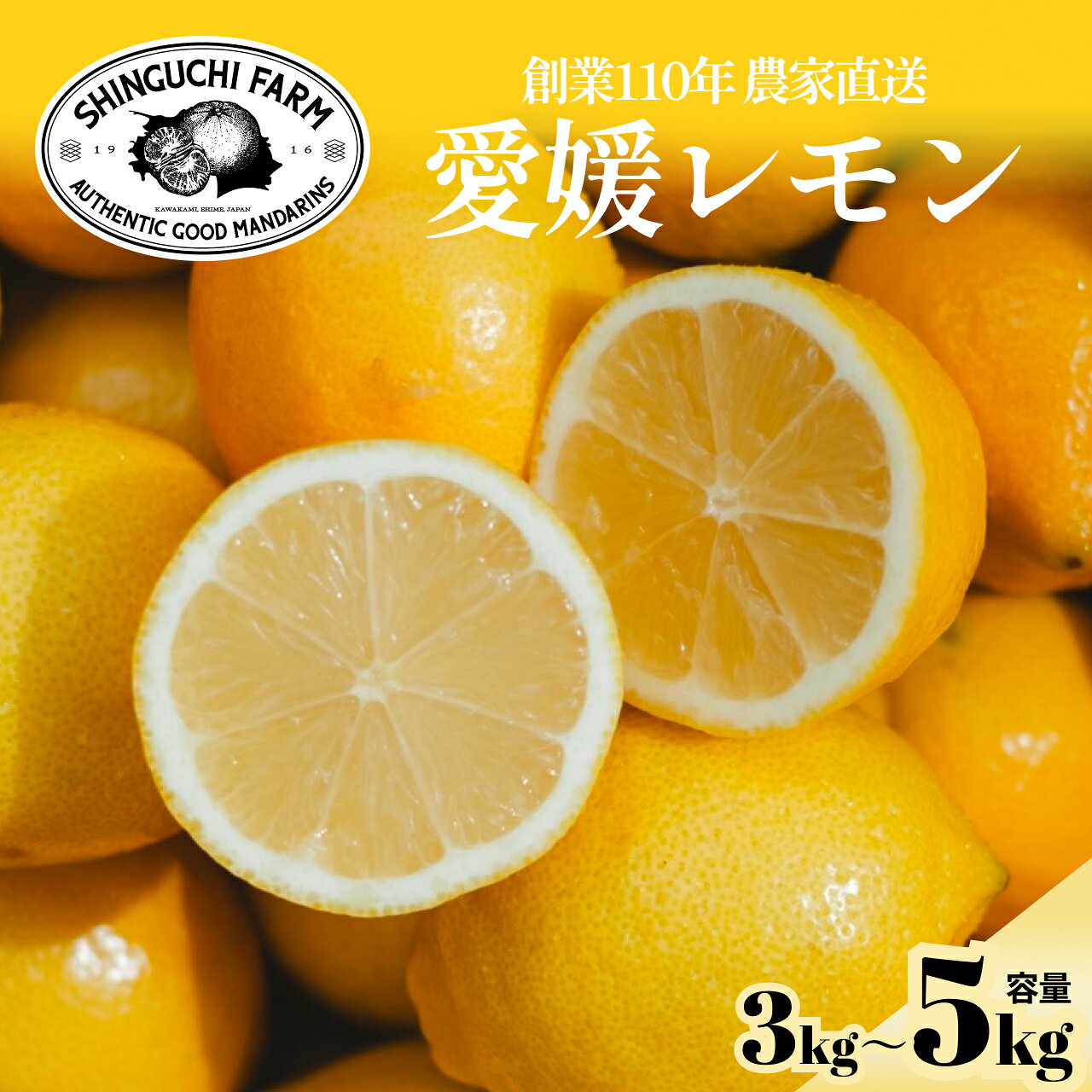 【ふるさと納税】【先行受付 2027年発送】愛媛育ちのレモン 3kg 防腐剤・ワックス不使用【A70-76】 選べる容量 2kg/3kg/5kg　防腐剤・ワックス不使用 レモン れもん 檸檬 愛媛県 国産 果物 くだもの 柑橘 柑橘類 産直 産地直送 えひめ 八幡浜市 【G1624050】YWTK075