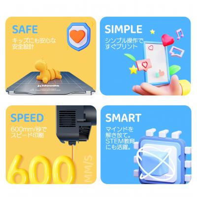 ふるさと納税 伊那市 キッズ3Dプリンター(Kidoodle Mini BoxA1)　プラスチックを思い通りに成形。130 |  | 01