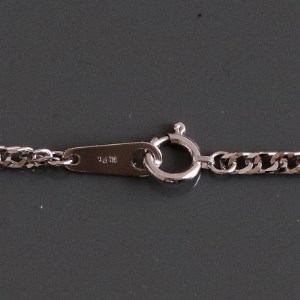 純プラチナ喜平12面カットネックレス60cm【幅2.3mm・厚さ0.8mm】【配送不可地域：沖縄県】【1317650】