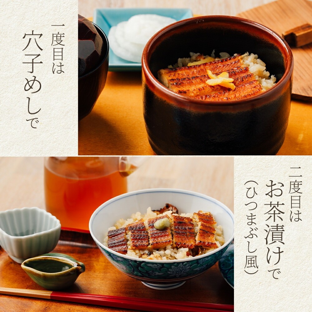 ごちそう穴子めし【2合セット】+出汁茶漬け付 選べる 通常梱包 or 風呂敷包 | AN010