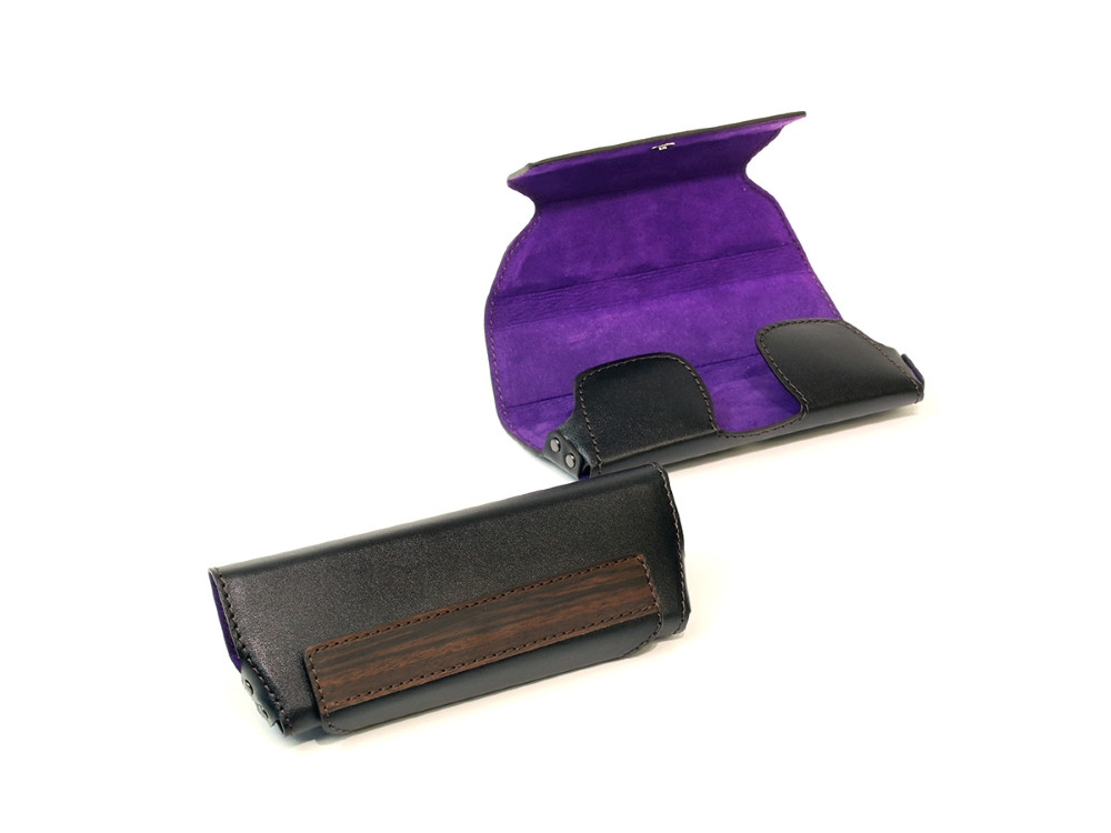 
            【こだわりの革アイテム】メガネケース（ブラック）［セミラージーサイズ］1087028　
          