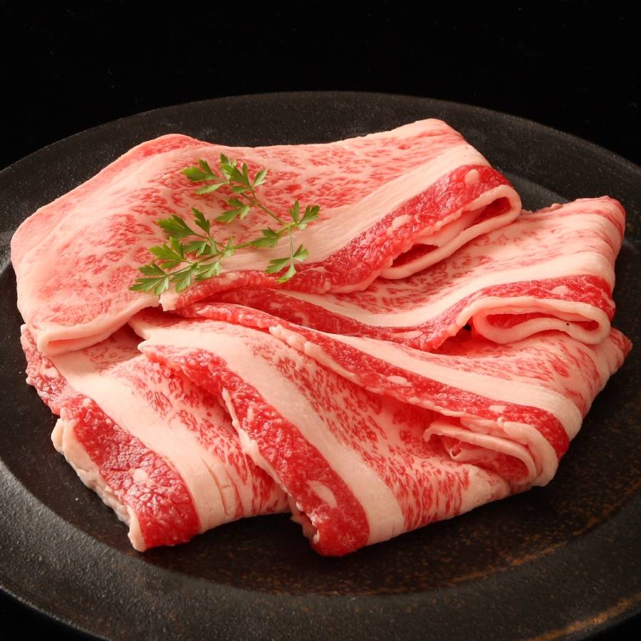 ＜帝神志方ミート＞A5ランク「神戸牛」すき焼き用4種セット（もも・かた・ロース・ばら）各200g（計800g）