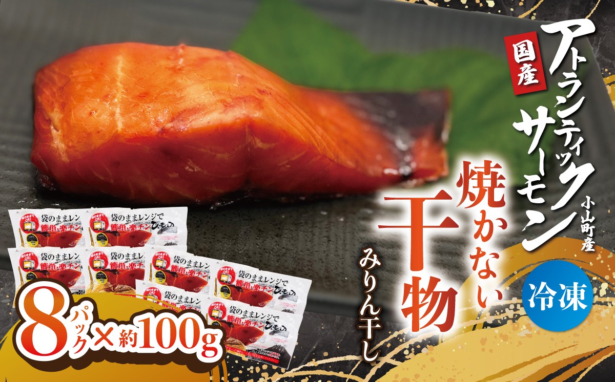 
                  【焼かない干物】小山町産アトランティックサーモン みりん干し（8パック） | 干物 ひもの 乾物 サーモン 小分け 真空パック 海鮮 魚介 魚 干物 国産 鮭 しゃけ サケ 簡単調理 レンジ 静岡県 小山町
                