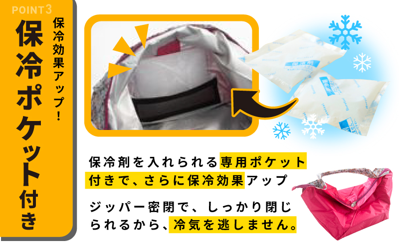 ALOHAS ORIBA Cooler 保冷バッグ 大きめサイズ Pink【日用品  買い物 鞄 バッグ ばっぐ エコバッグ 保冷】 099H4368